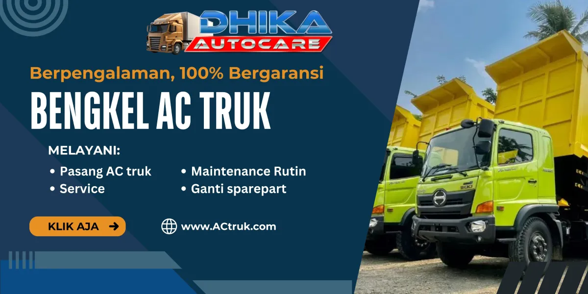bengkel ac truk solusi terbaik jika tidak menguasai cara mengisi freon ac truk sendiri