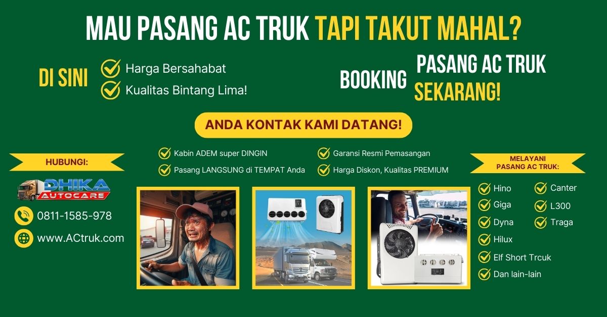mengatasi masalah ac truk tidak dingin