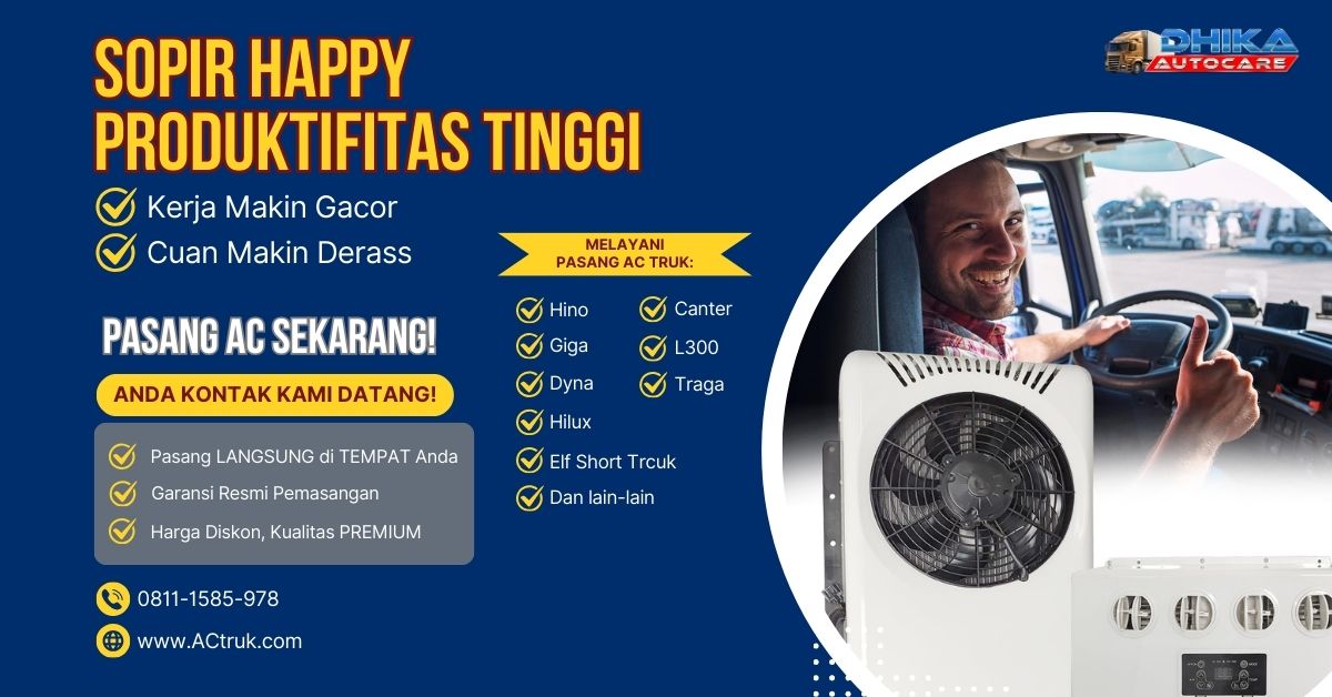 Waspada! Risiko Kesehatan AC Truk Kotor Mengintai Anda