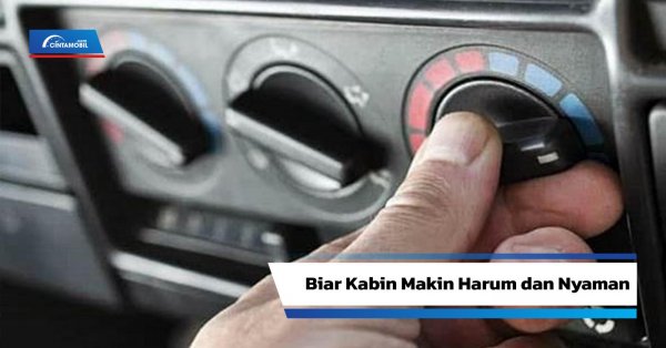Filter kabin AC truk yang kotor
