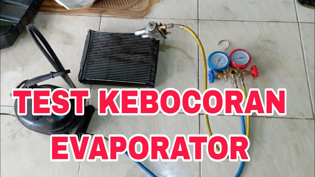 Pemeriksaan visual kebocoran AC truk