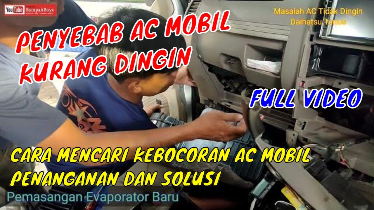 Pengecekan tekanan refrigeran AC truk